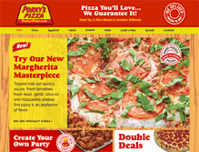 Tablet Screenshot of porkyspizza.com